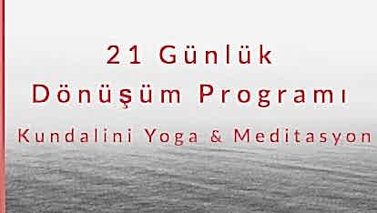 21 Günlük Dönüşüm Programı